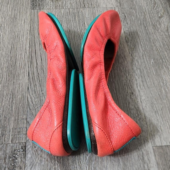 Tieks By Gavrieli‎ Poppy Orange Colar Leather Ballet Flat - Picture 6 of 12